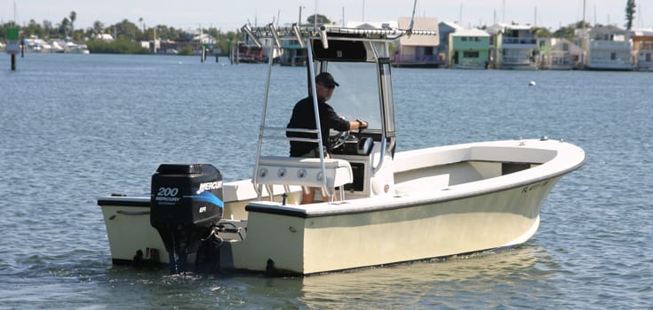 Key West 22′ Panga Boat Rental Image 3