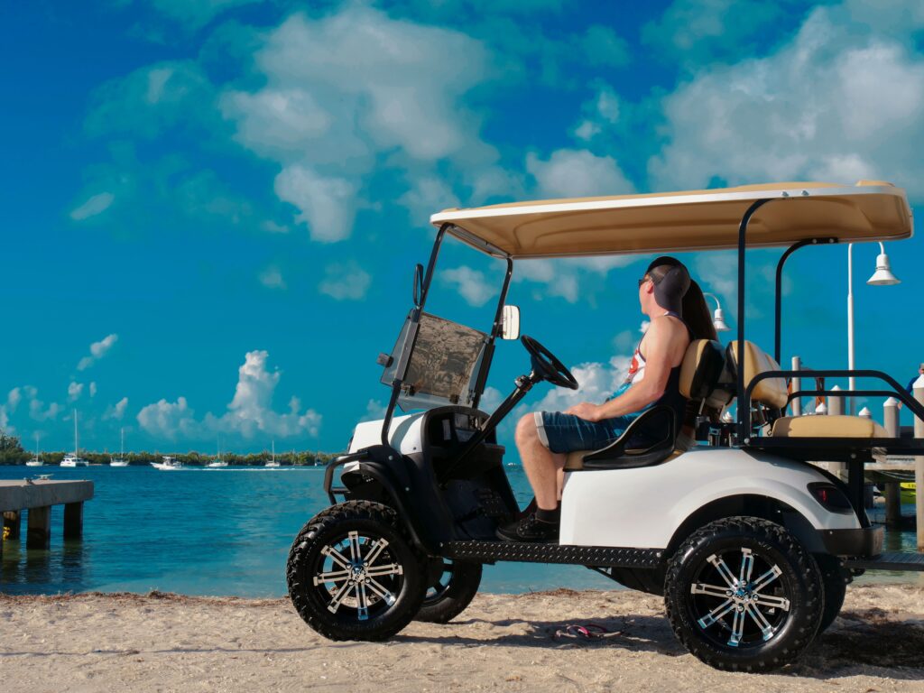 Key West 4-Seater Gas Powered Golf Cart Rental Image 2