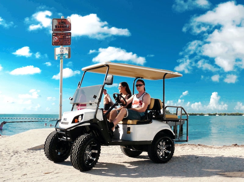 Key West 4-Seater Gas Powered Golf Cart Rental Image 1